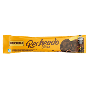 ROSQUINHA RECHEADA DE CHOCOLATE RANCHEIRO 90G